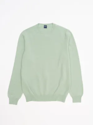 Argentina Persia Cashmere Sweater - Seafoam Green