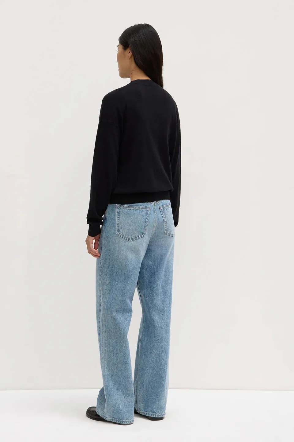 Assembly Label - Cotton Cashmere Sweater (Black)