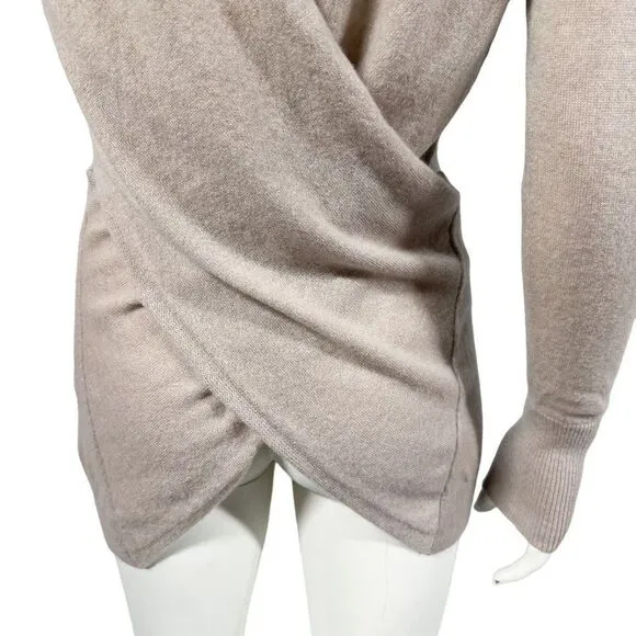 Athleta 100% Cashmere Criss Cross Sweater Womens Size M Medium