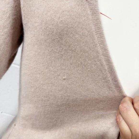Athleta 100% Cashmere Criss Cross Sweater Womens Size M Medium
