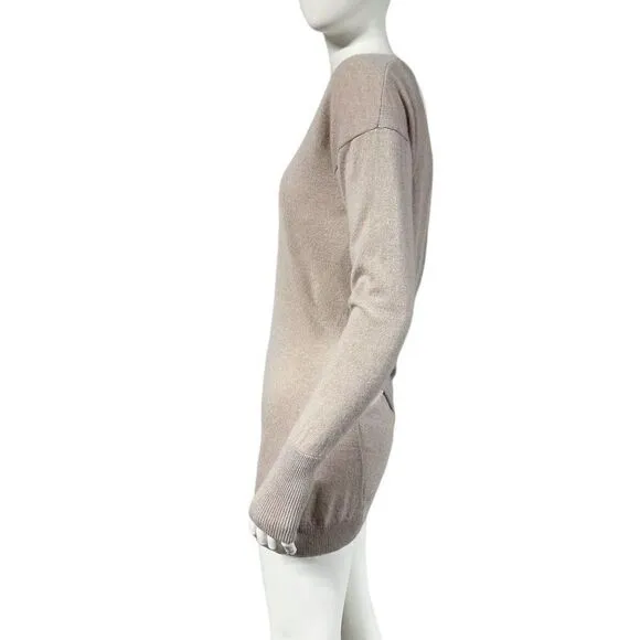 Athleta 100% Cashmere Criss Cross Sweater Womens Size M Medium