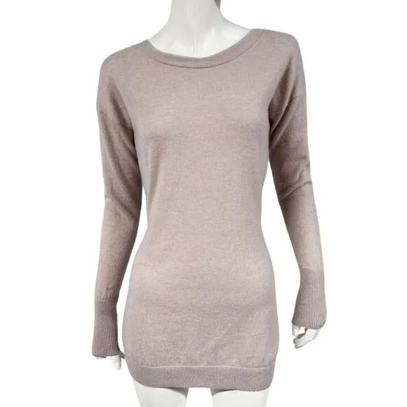 Athleta 100% Cashmere Criss Cross Sweater Womens Size M Medium