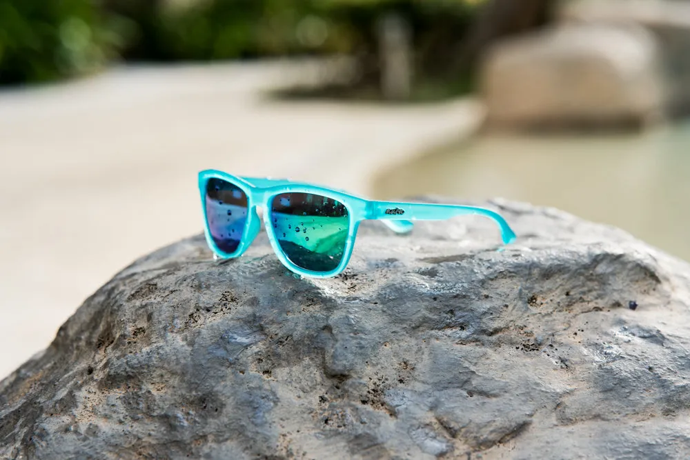 Aura Shades TEAL WE MEET AGAIN Sunglasses