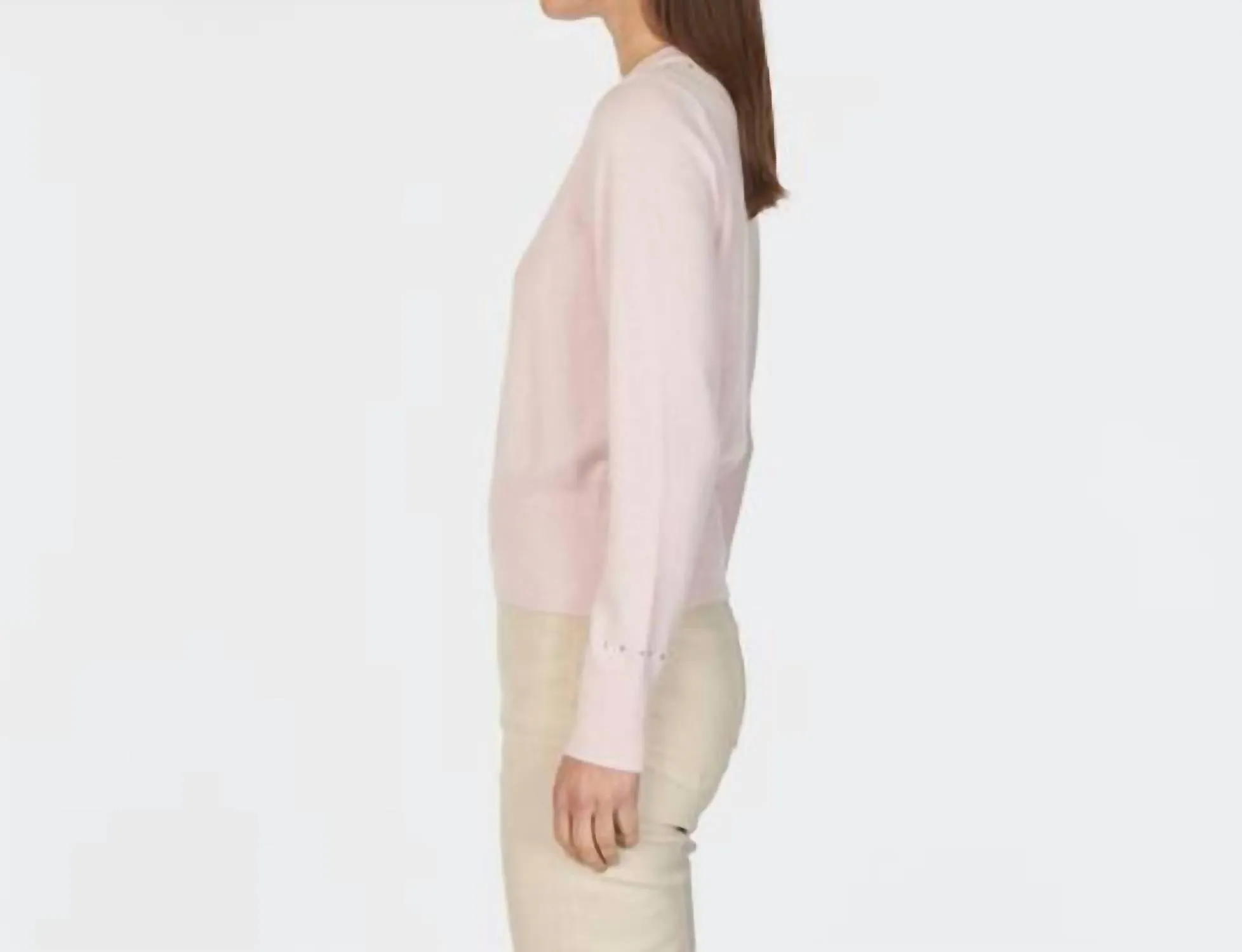 Autumn Cashmere - Placed Jewel Crew Sweater