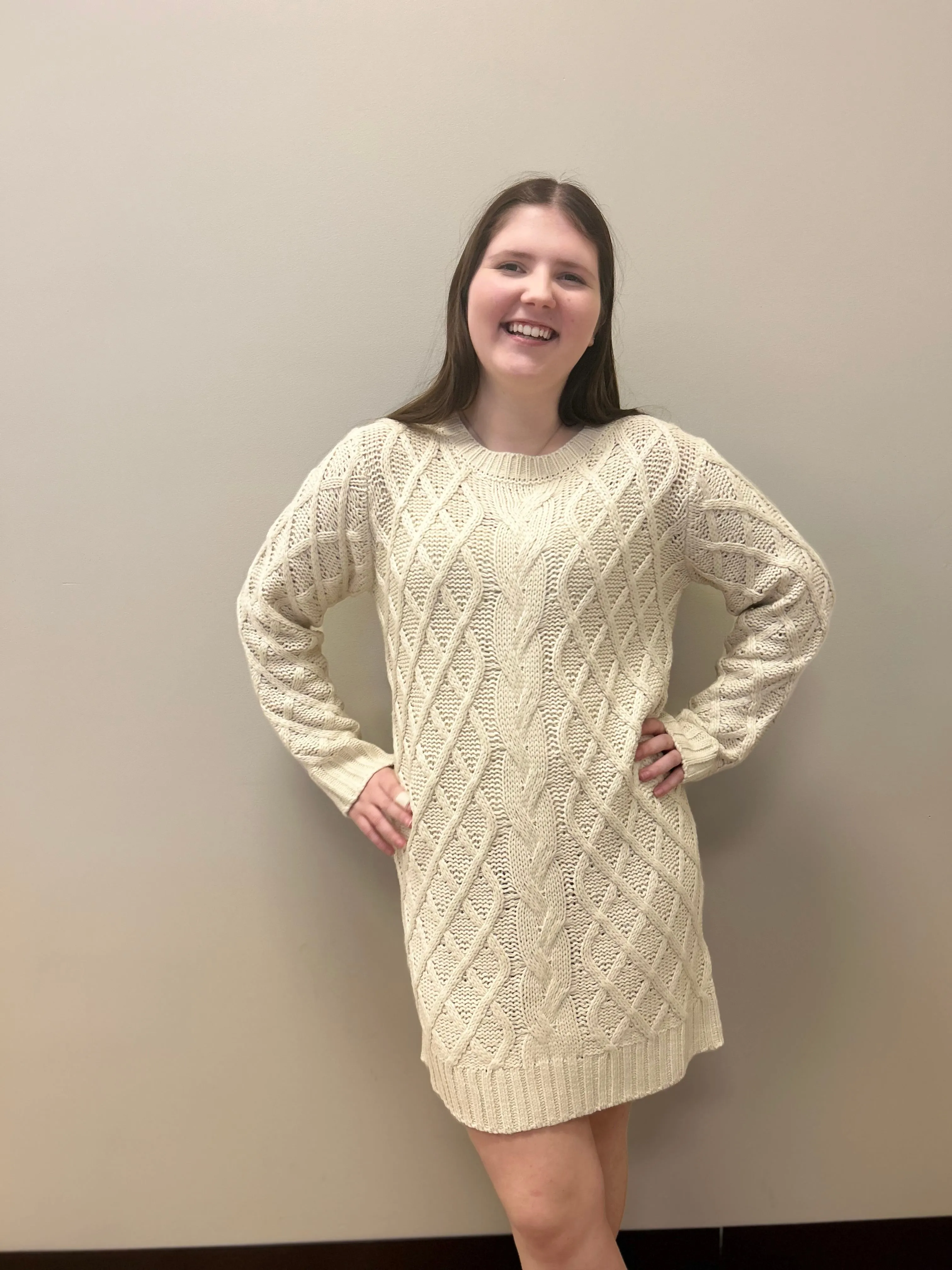Autumn Embrace Sweater Dress