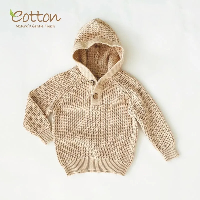 Baby Chunky Knit Sweater: Oversized Cable Knit Hoodie