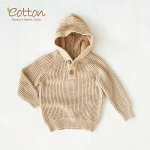 Baby Chunky Knit Sweater: Oversized Cable Knit Hoodie