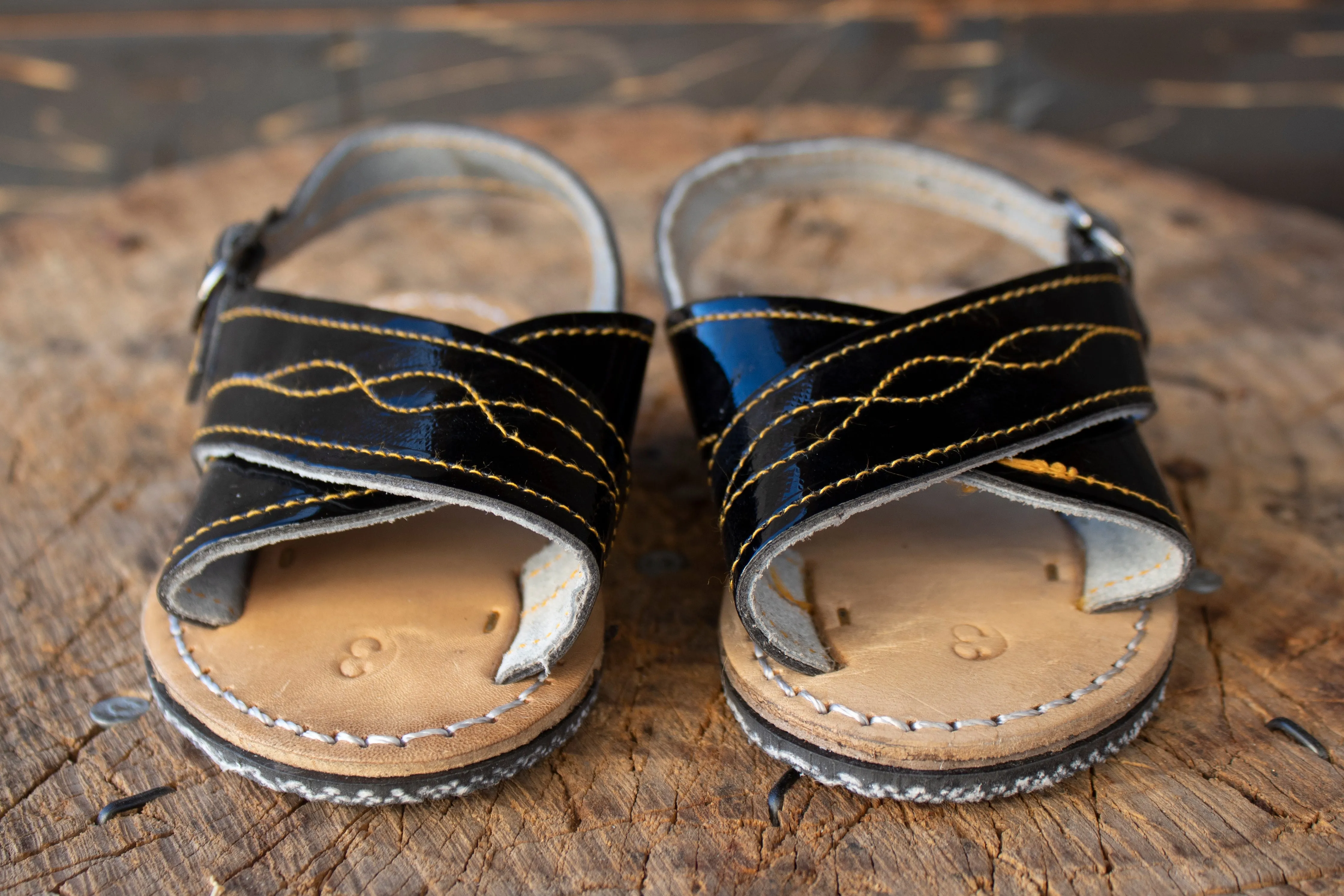 BABY WALKER TODDLER HUARACHE 2 STRAP MEXICAN SANDALS