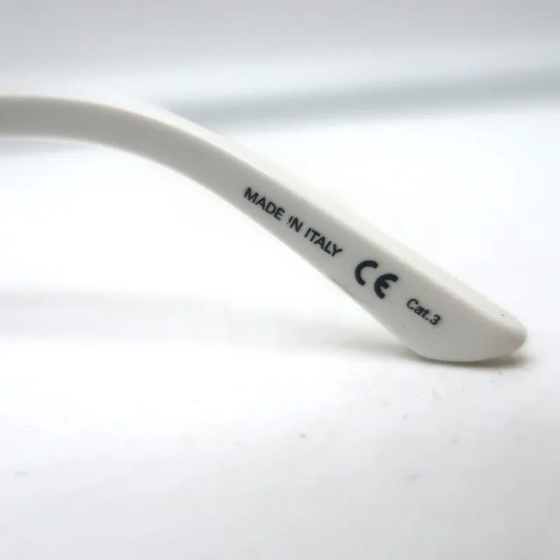 Balenciaga Ski Mirrored Rectangle Sunglasses White BB0003S 002