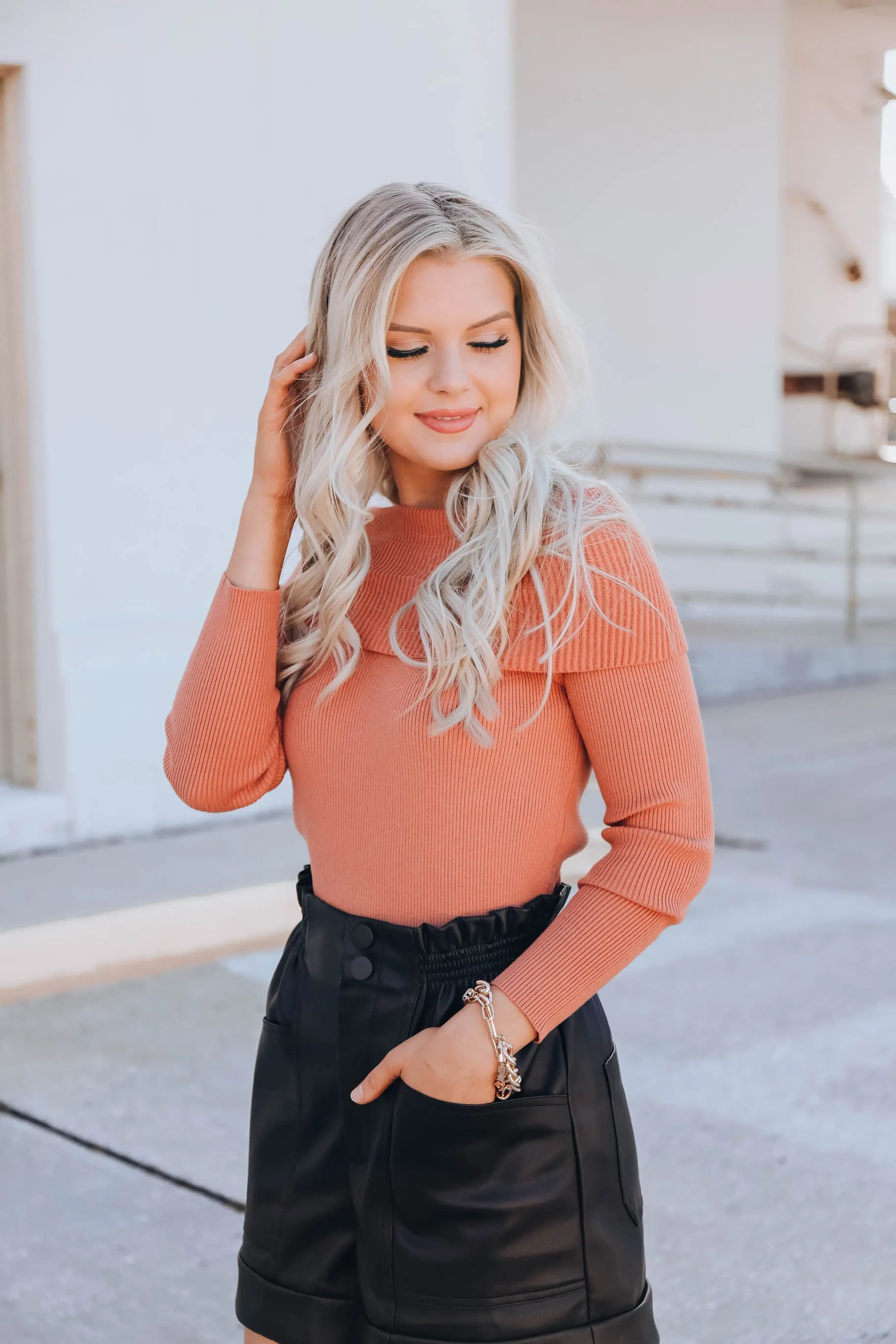 Bardot Off Shoulder Sweater