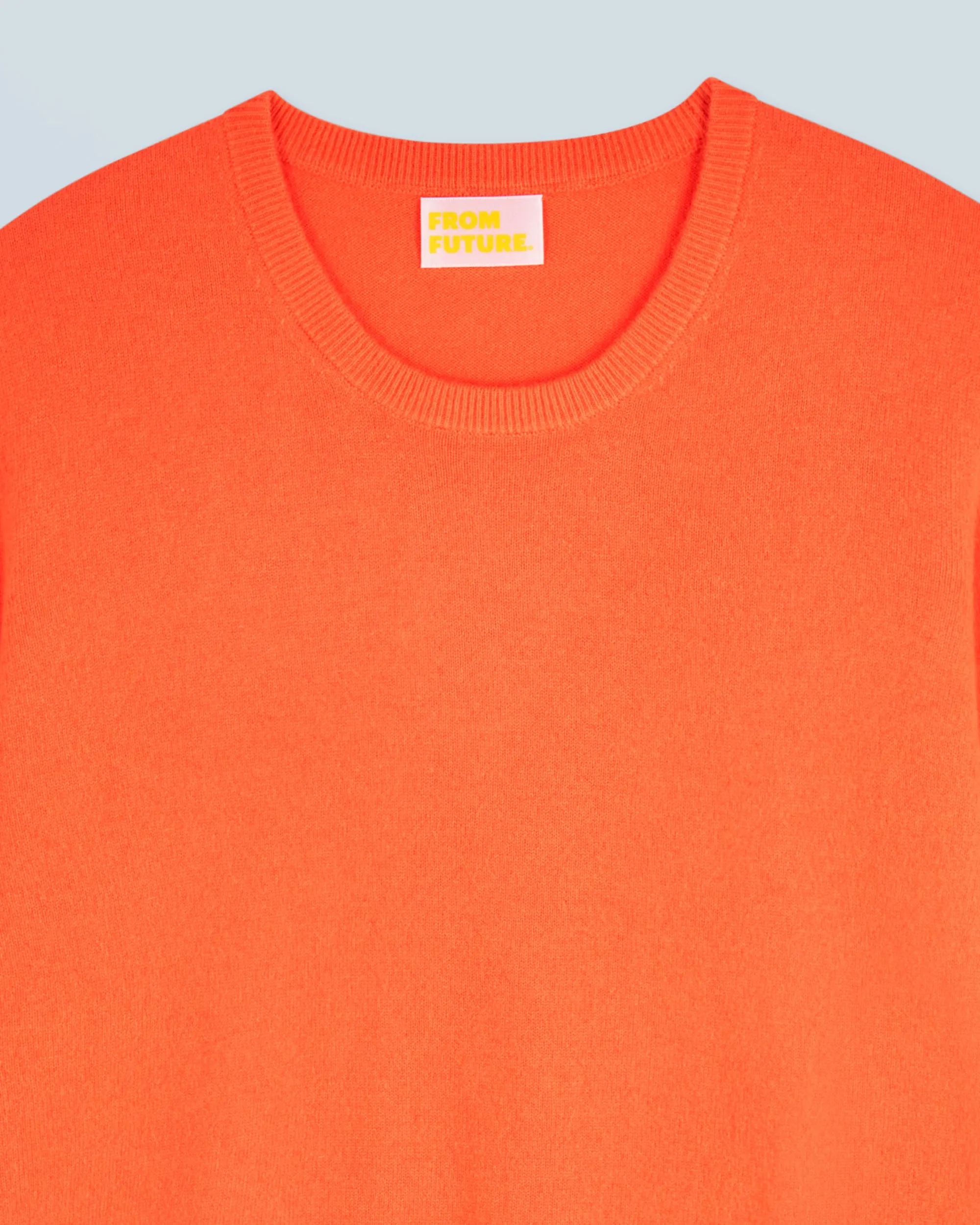 Basic Crew Neck Sweater (H24 / MEN / Utopic Orange)