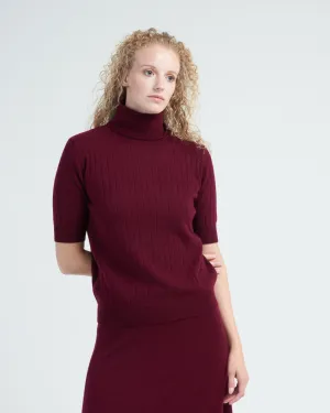 beca sweater - cherry