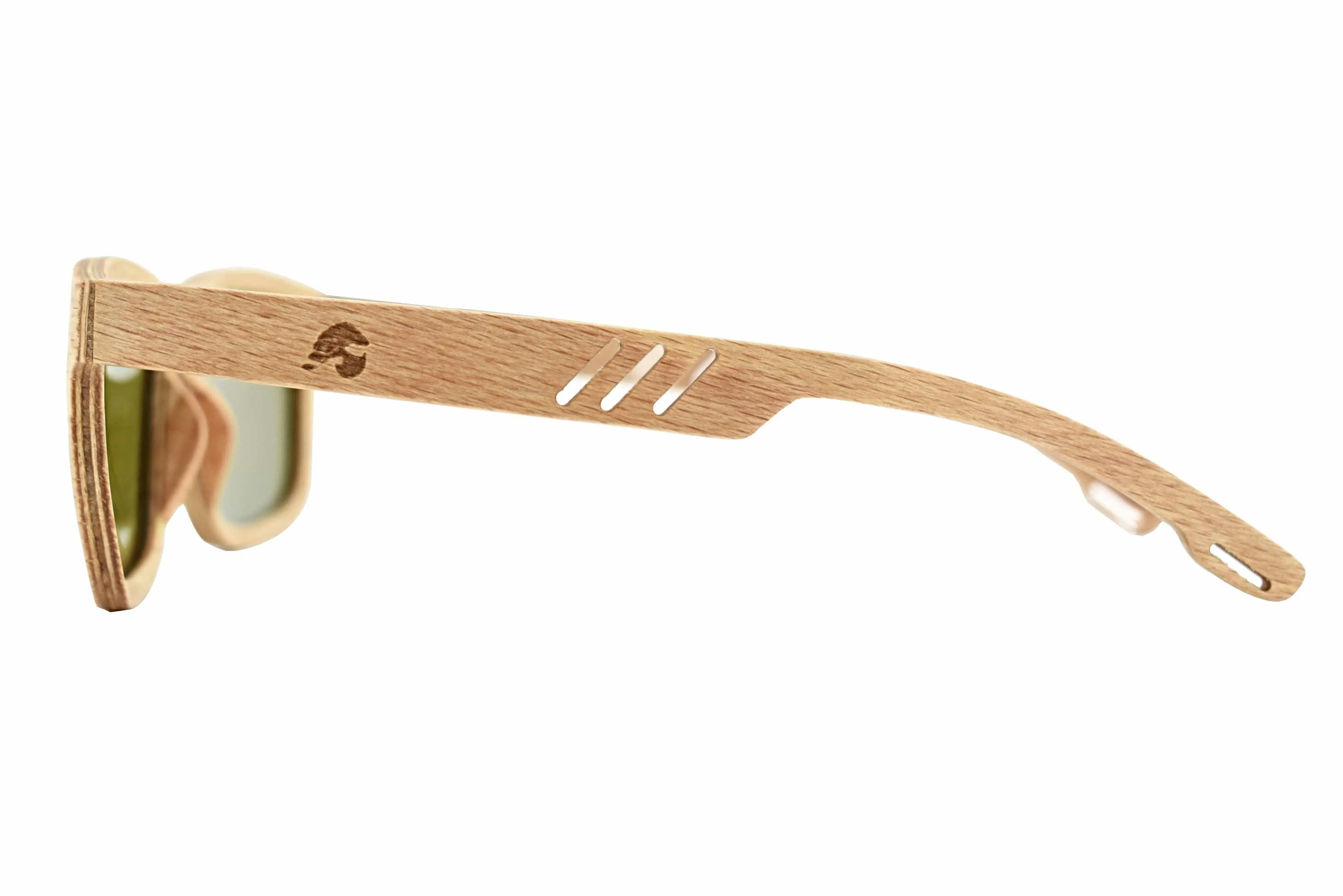 Beechwood Polarized Layered Wood Sunglasses - Terra
