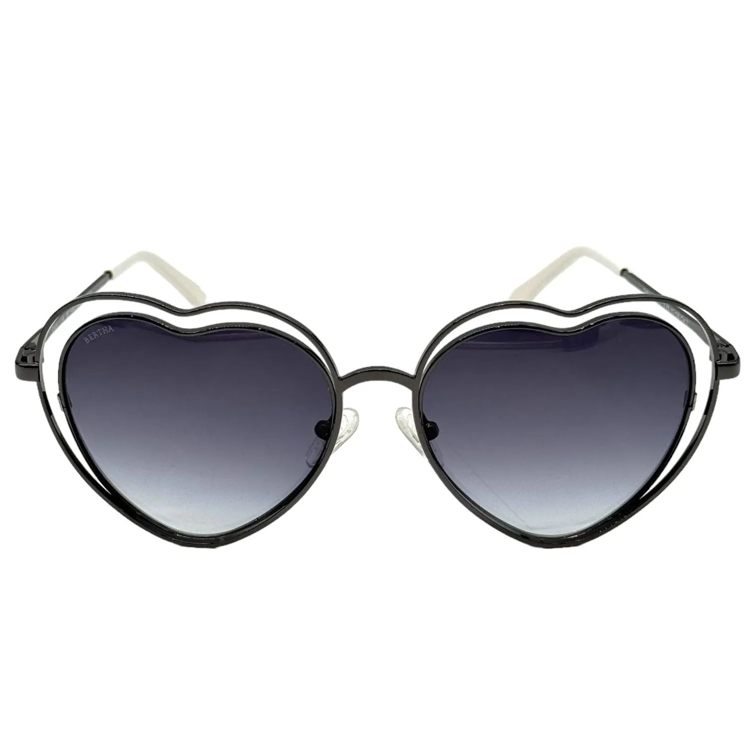 BERTHA Handmade in Italy Lolita Sunglasses - Black