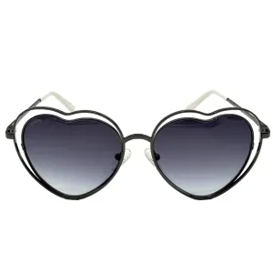 BERTHA Handmade in Italy Lolita Sunglasses - Black