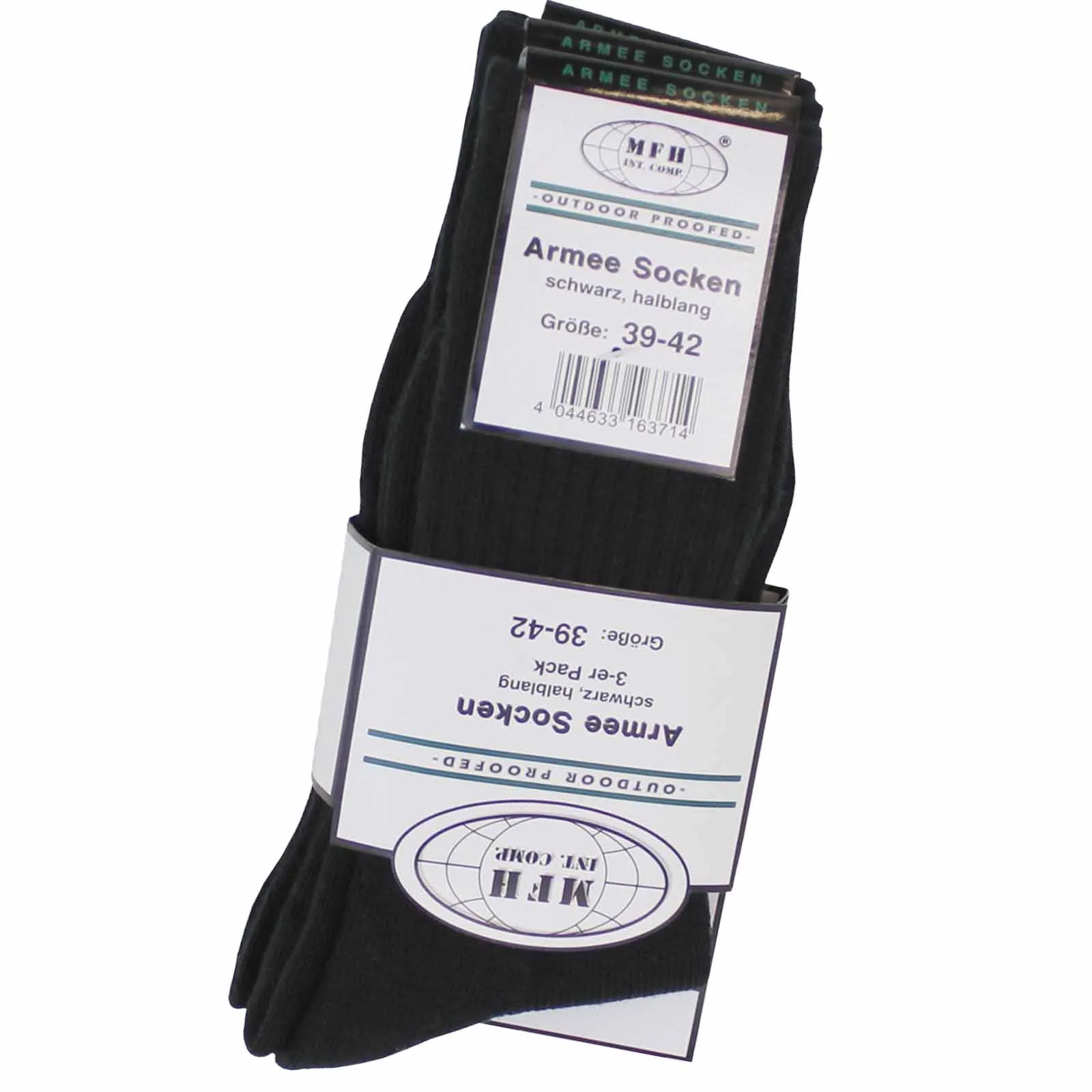 Black Army Men’s Walking Socks 3 Pack