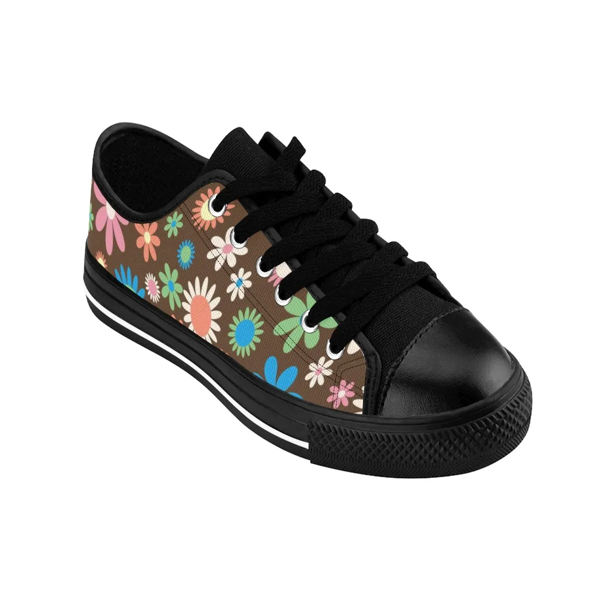 Black Daisy Women's Sneakers