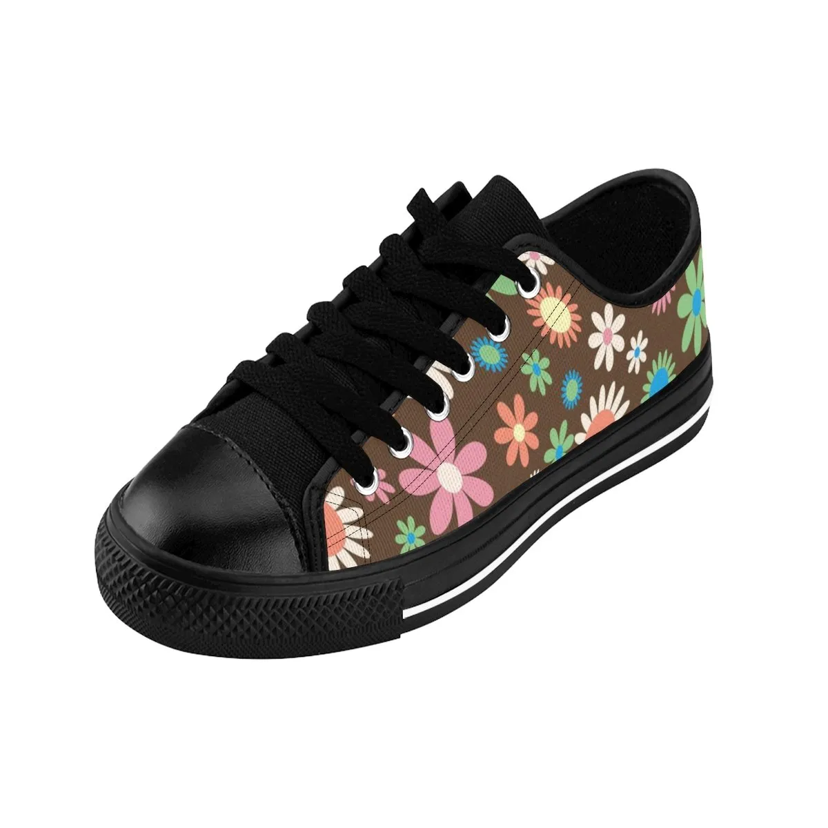 Black Daisy Women's Sneakers