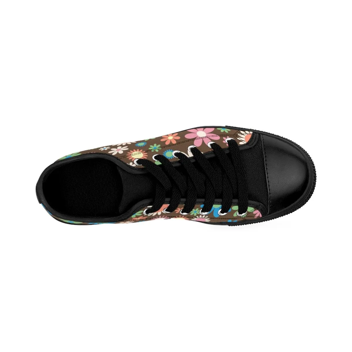 Black Daisy Women's Sneakers