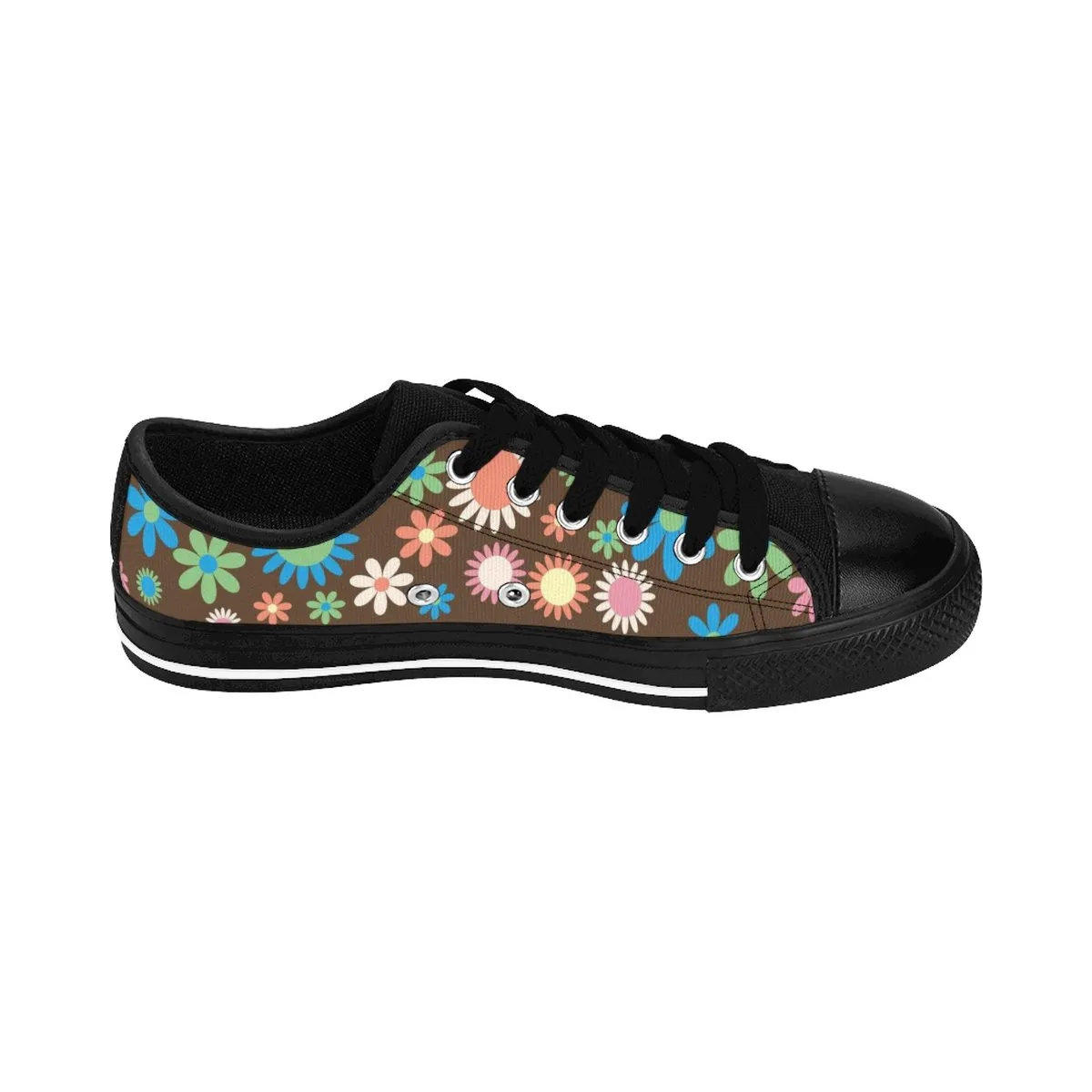 Black Daisy Women's Sneakers