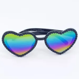 Black Framed Love Kittycorn Sunnies