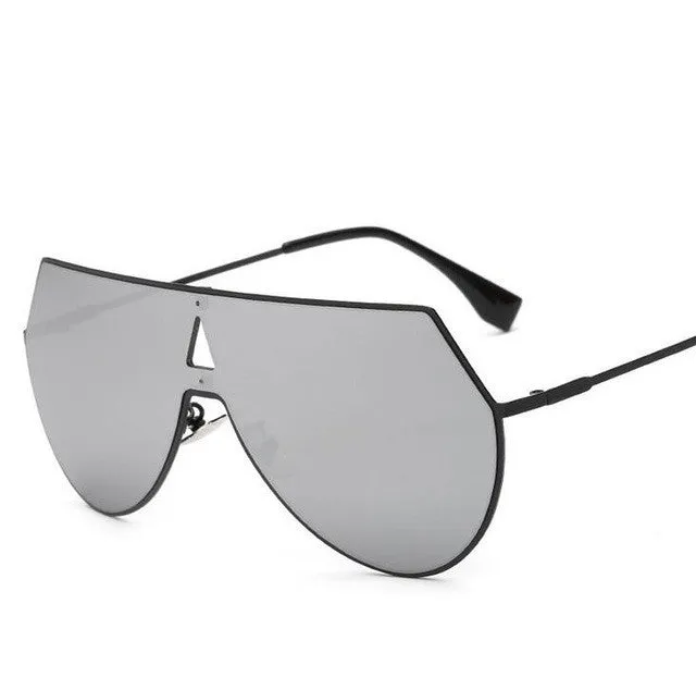 Black Mirrored "Lena" Aviators