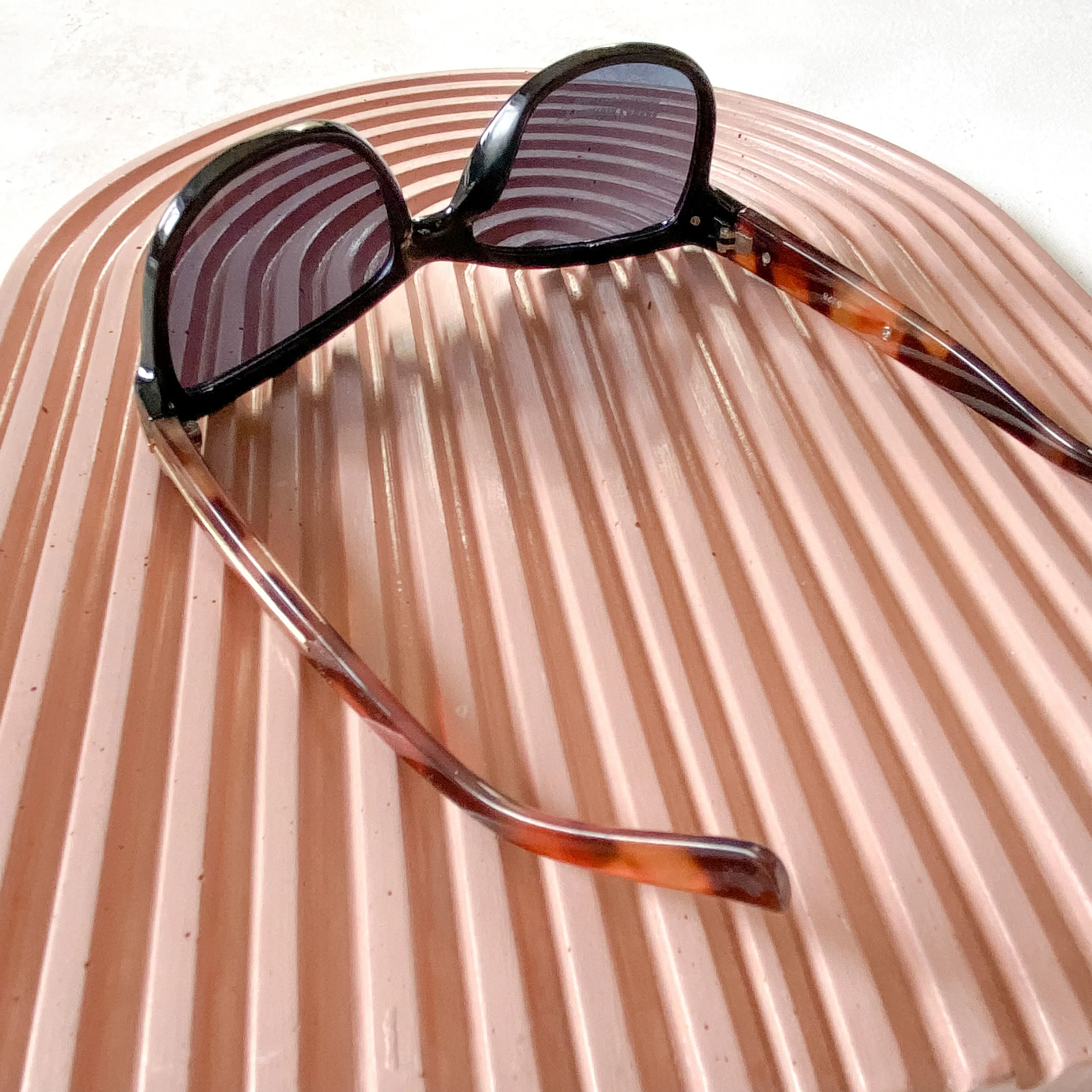 BLACK Tortoise Square Sunglasses