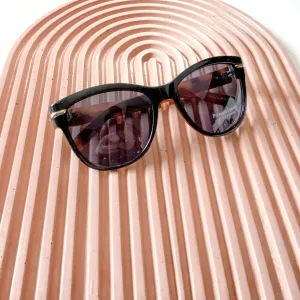 BLACK Tortoise Square Sunglasses