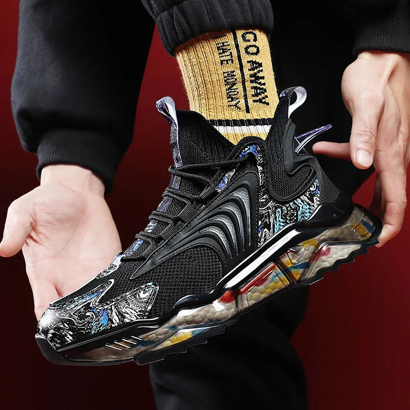 Black Ultra-Lightweight Men's Sneakers