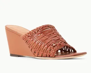 Blair Woven Wedge | Tan
