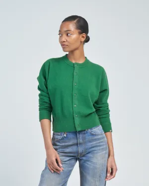 blouson cropped cardigan