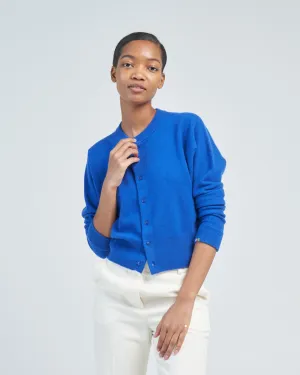 blouson cropped cardigan