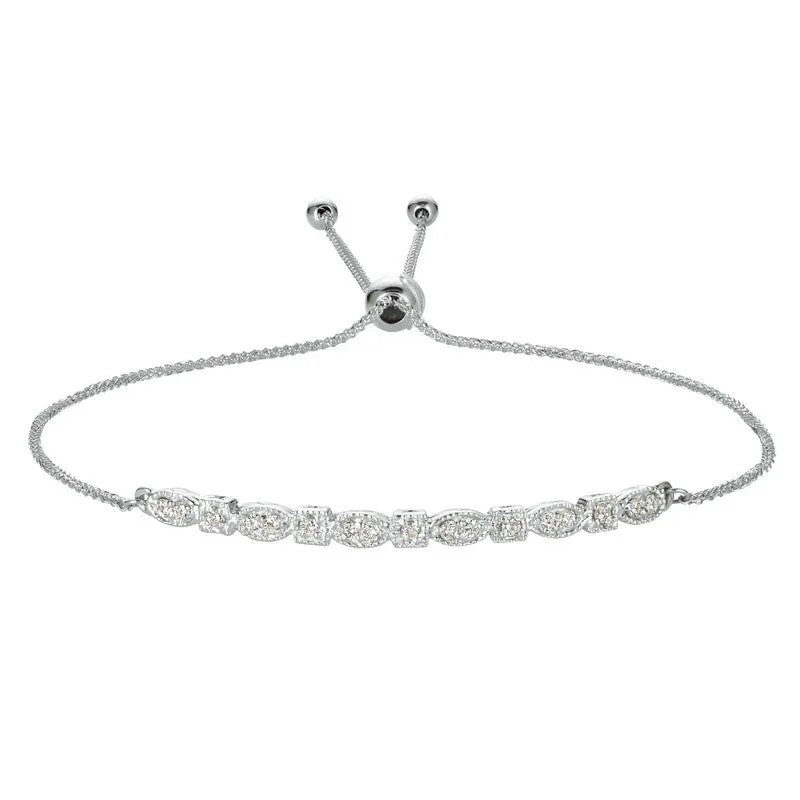 BOLO DIAMOND BRACELET 14K GOLD (0.26 CTW)