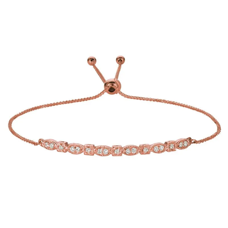 BOLO DIAMOND BRACELET 14K GOLD (0.26 CTW)