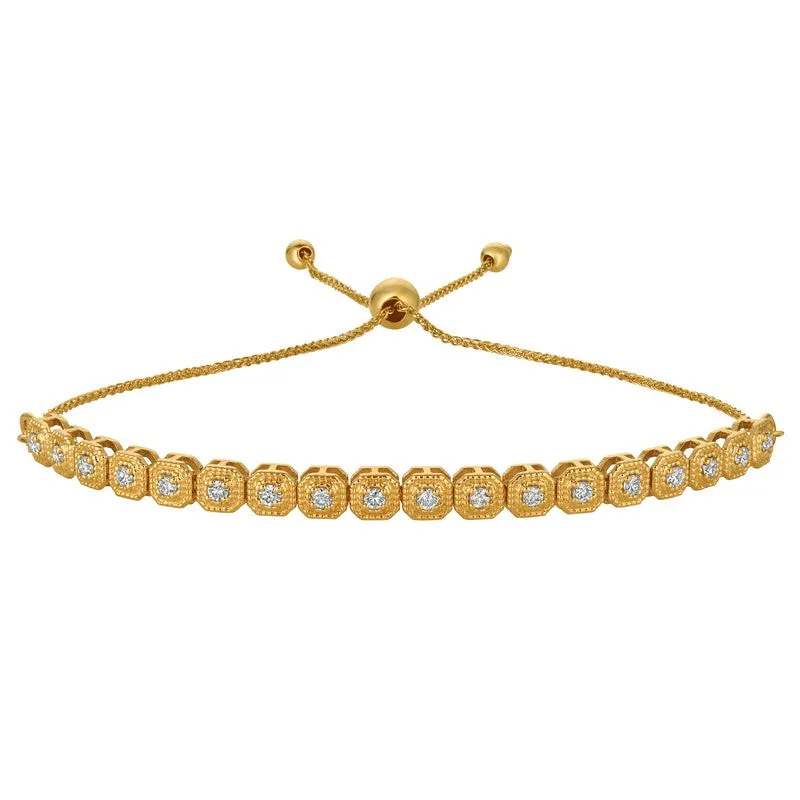 BOLO DIAMOND BRACELET 14K GOLD (0.5 CTW) 3