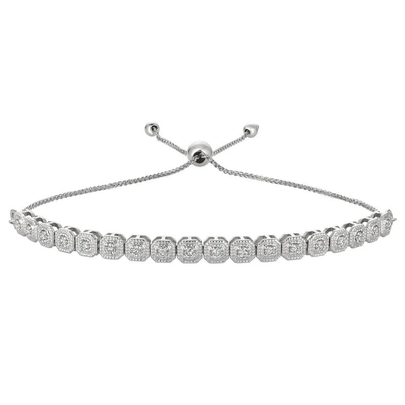 BOLO DIAMOND BRACELET 14K GOLD (0.5 CTW) 3
