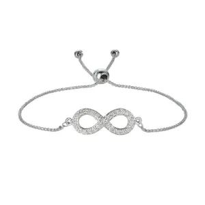 BOLO DIAMOND INFINITY BRACELET 14K GOLD (0.25 CTW)