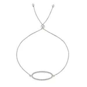 BOLO DIAMOND OVAL BRACELET 14K GOLD (0.33 CTW)