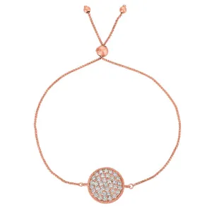 BOLO DIAMOND ROUND BRACELET 14K GOLD (1 CTW)