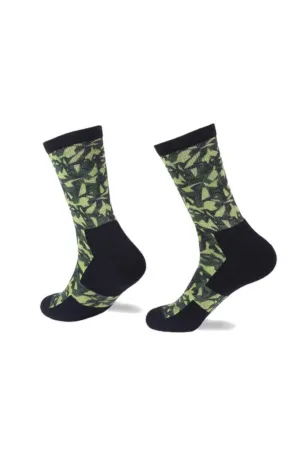 BOULDER WAY MEDIUM CREW socks BWCM5002 HIGH SUMMER M (41-43)-Green