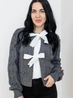 Bow Front Detail Sweater