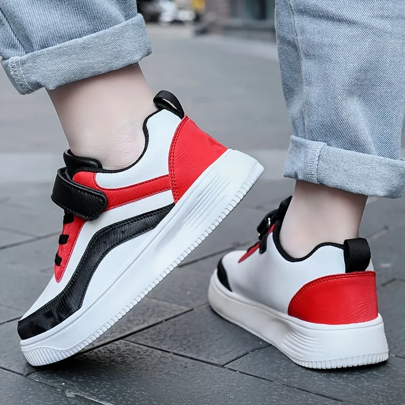 Boys' Casual Striped Print Sneakers