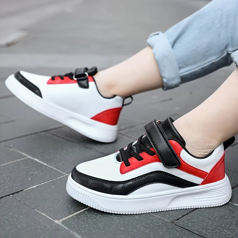 Boys' Casual Striped Print Sneakers