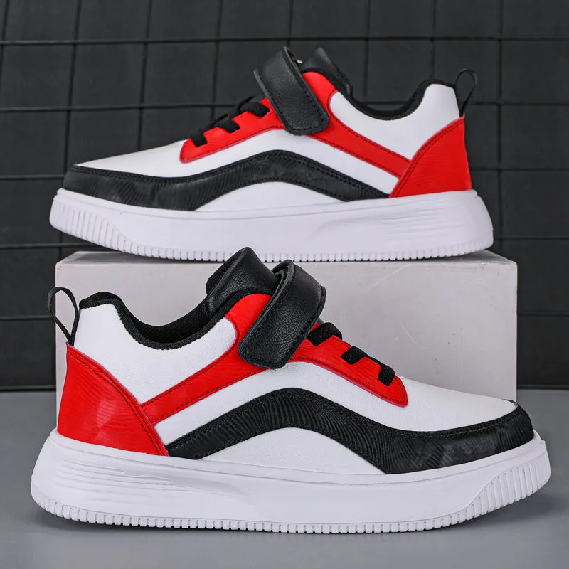 Boys' Casual Striped Print Sneakers