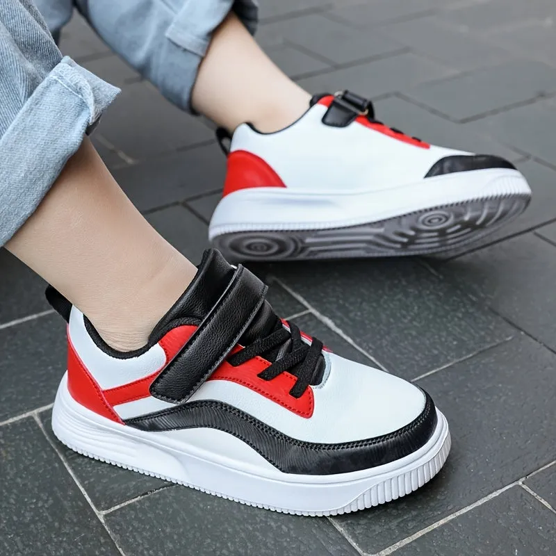 Boys' Casual Striped Print Sneakers