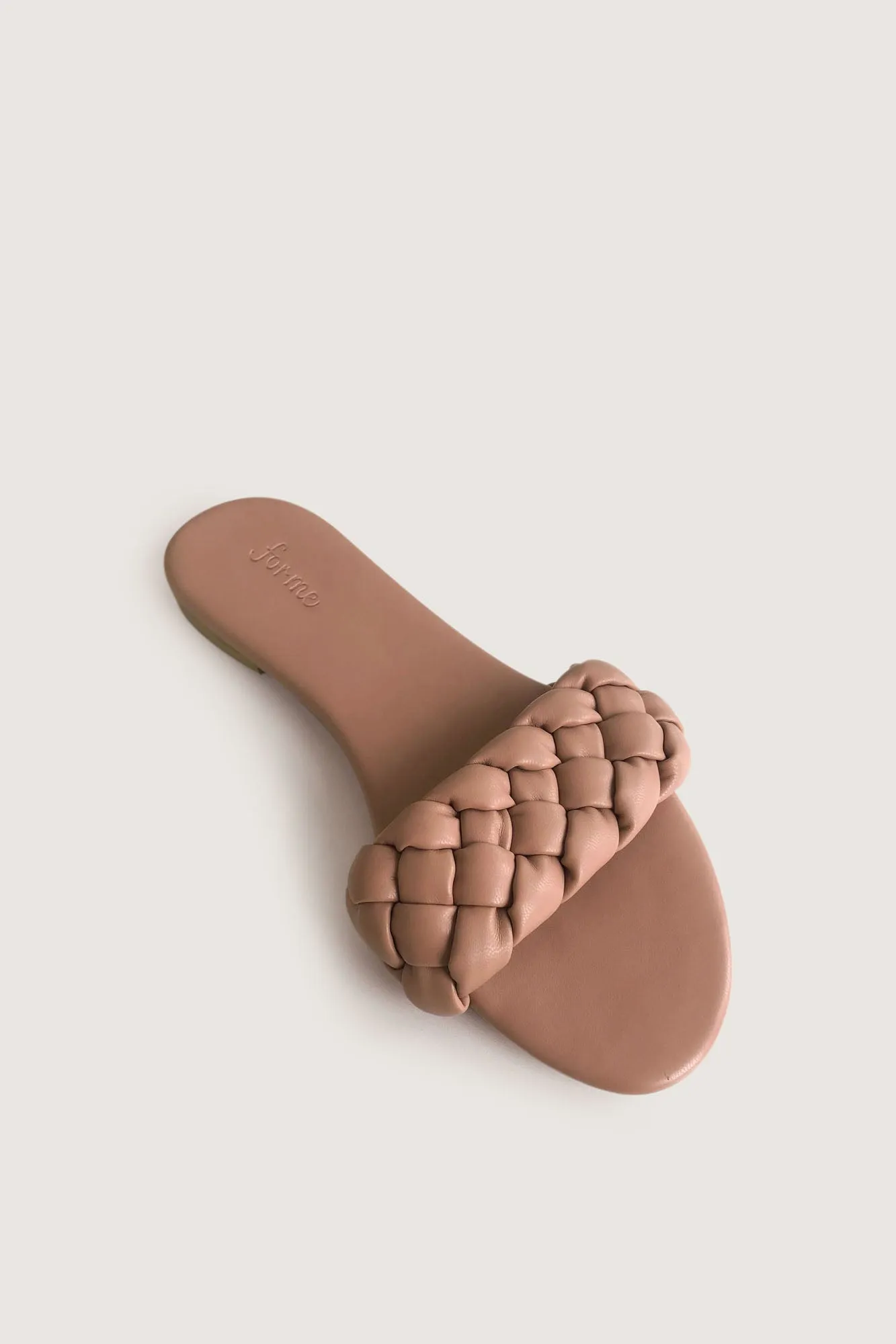 Braided Strap Slide Sandals