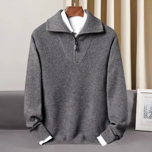 Bruno Amalfi Cashmere Half-Zip Sweater