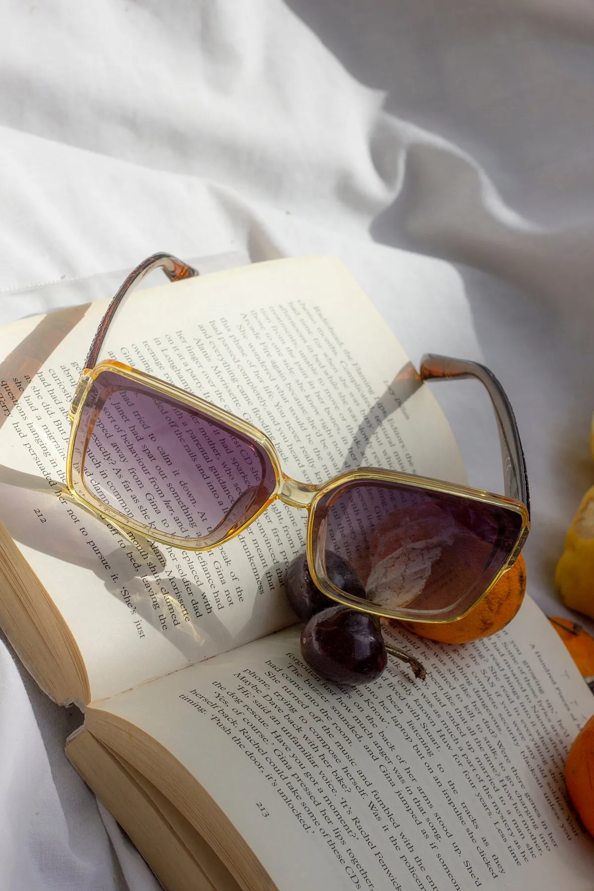 Butterfly Square Designer Monogram Sunglasses