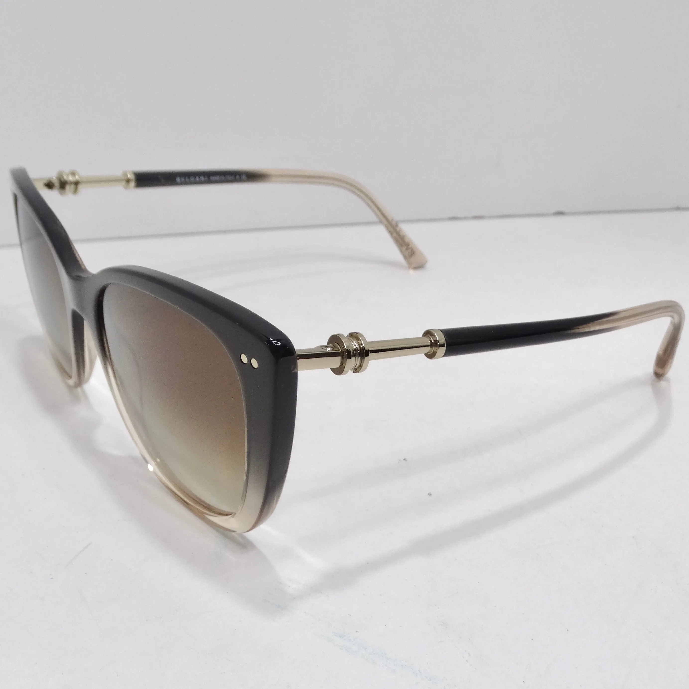 Bvlgari 8220F Sunglasses Black Brown Gradient