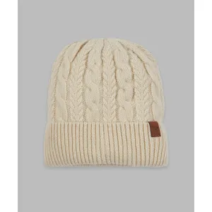CABLE KNIT BEANIE